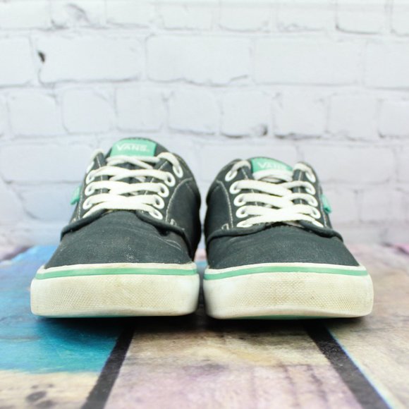 Vans Gray Canvas Tennis Shoes Low Top Lace-up Sneakers Shoe Size 9 - Picture 4 of 9